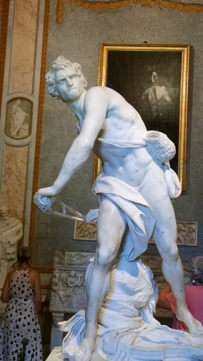 Bernini's David in the Borghese