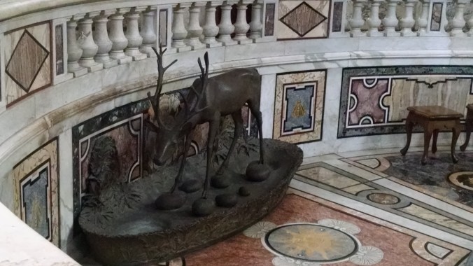 Deer in the Baptistry of St. John Lateran